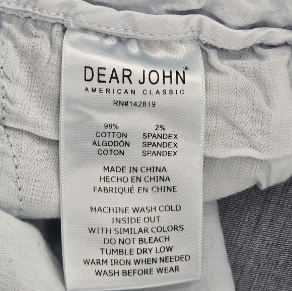 DEAR JOHN North Hampton High Rise Cuffed Shorts Size33 - Picture 7 of 9